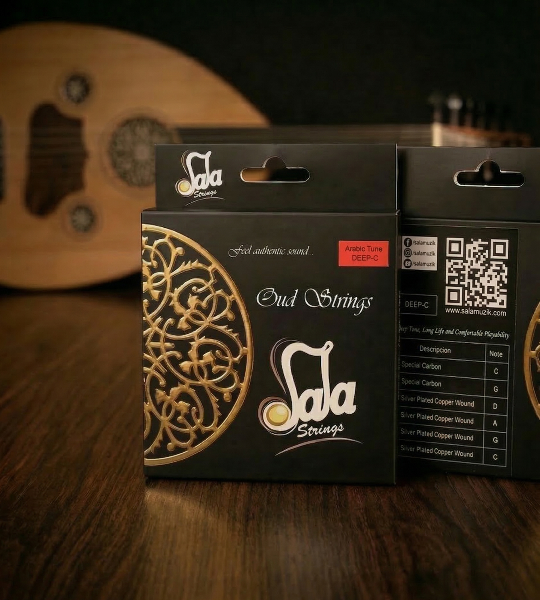 Arap udu için özel CC akort teli DEEP-C Sala Strings