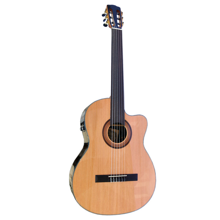 Båndløs klassisk guitar CP-3 — skråt forfra