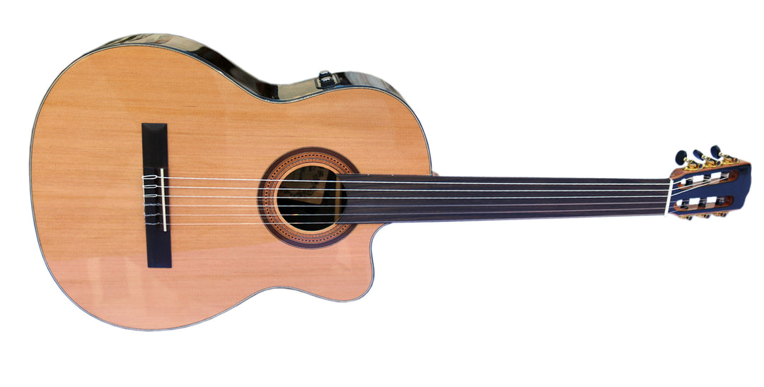 Båndløs klassisk guitar CP-3 — set forfra