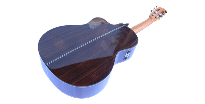 Båndløs klassisk guitar CP-3 — skråt bagfra