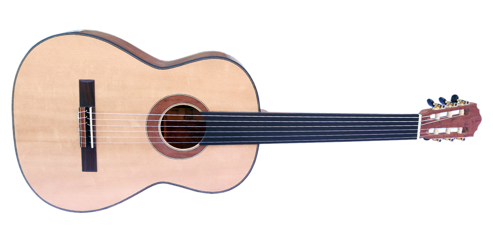 Sala COP-404 båndløs klassisk guitar, pomela bagside og sides med grantræ klangbund
