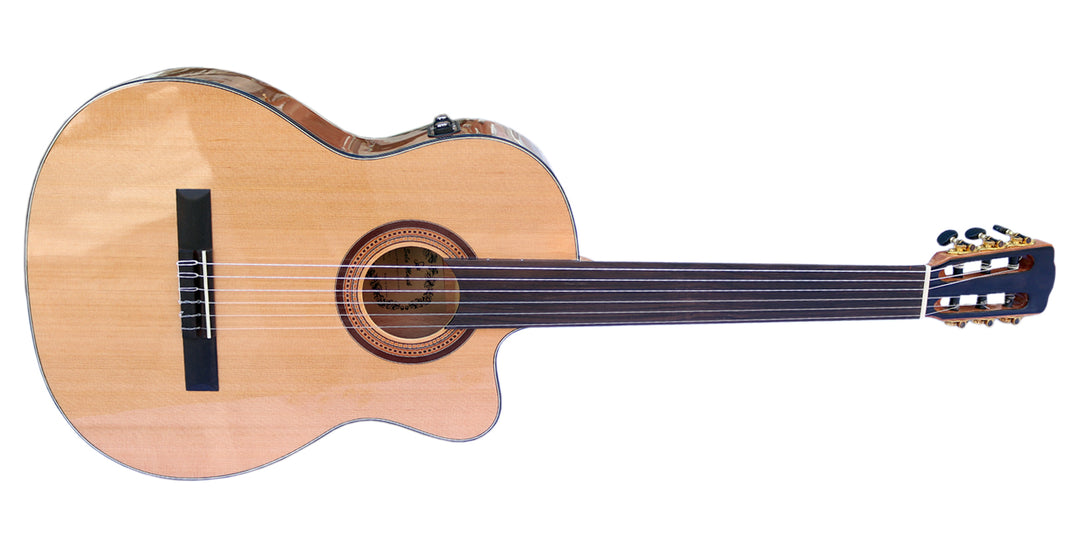 Båndløs klassisk guitar CP-4 — set forfra