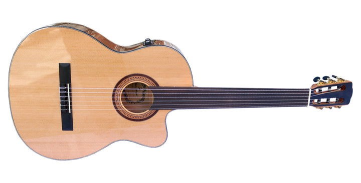 Båndløs klassisk guitar CP-4 — set forfra