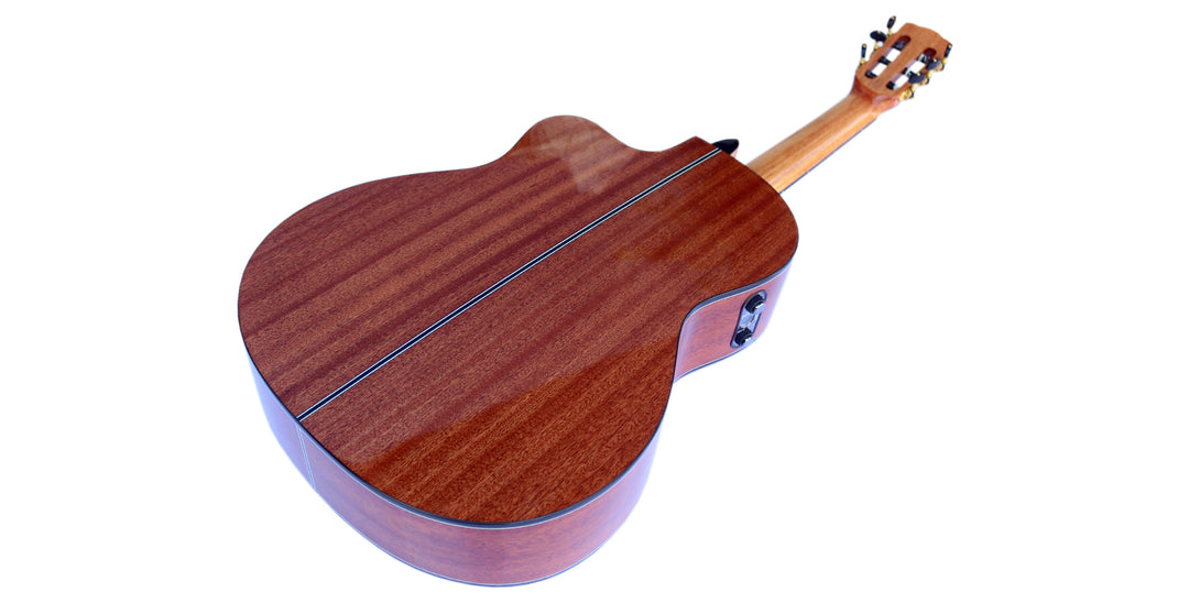 Båndløs klassisk guitar CP-4 — skråt bagfra