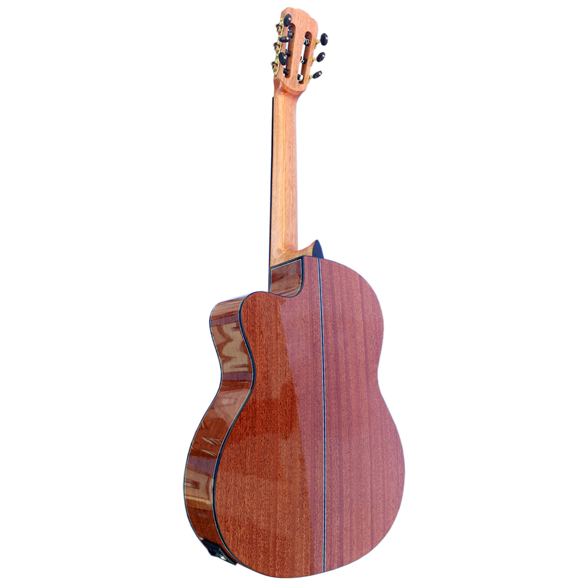 Båndløs klassisk guitar CP-4 — skråt bagfra