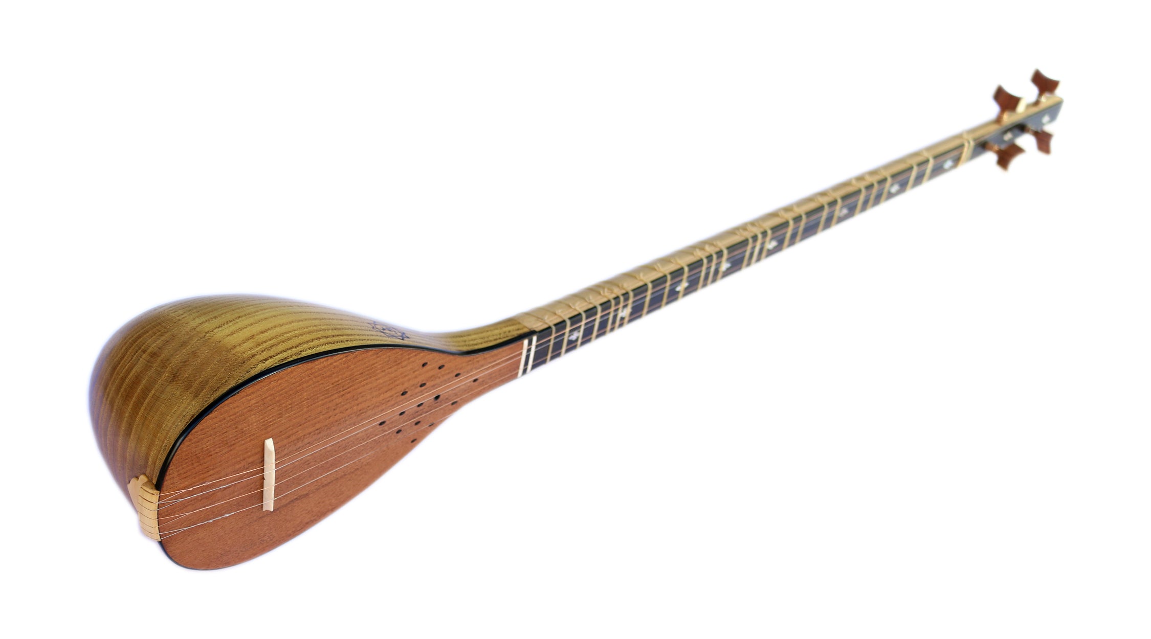 Sétar mûrier sculpté Movlana MOS-7 instrument de luthier