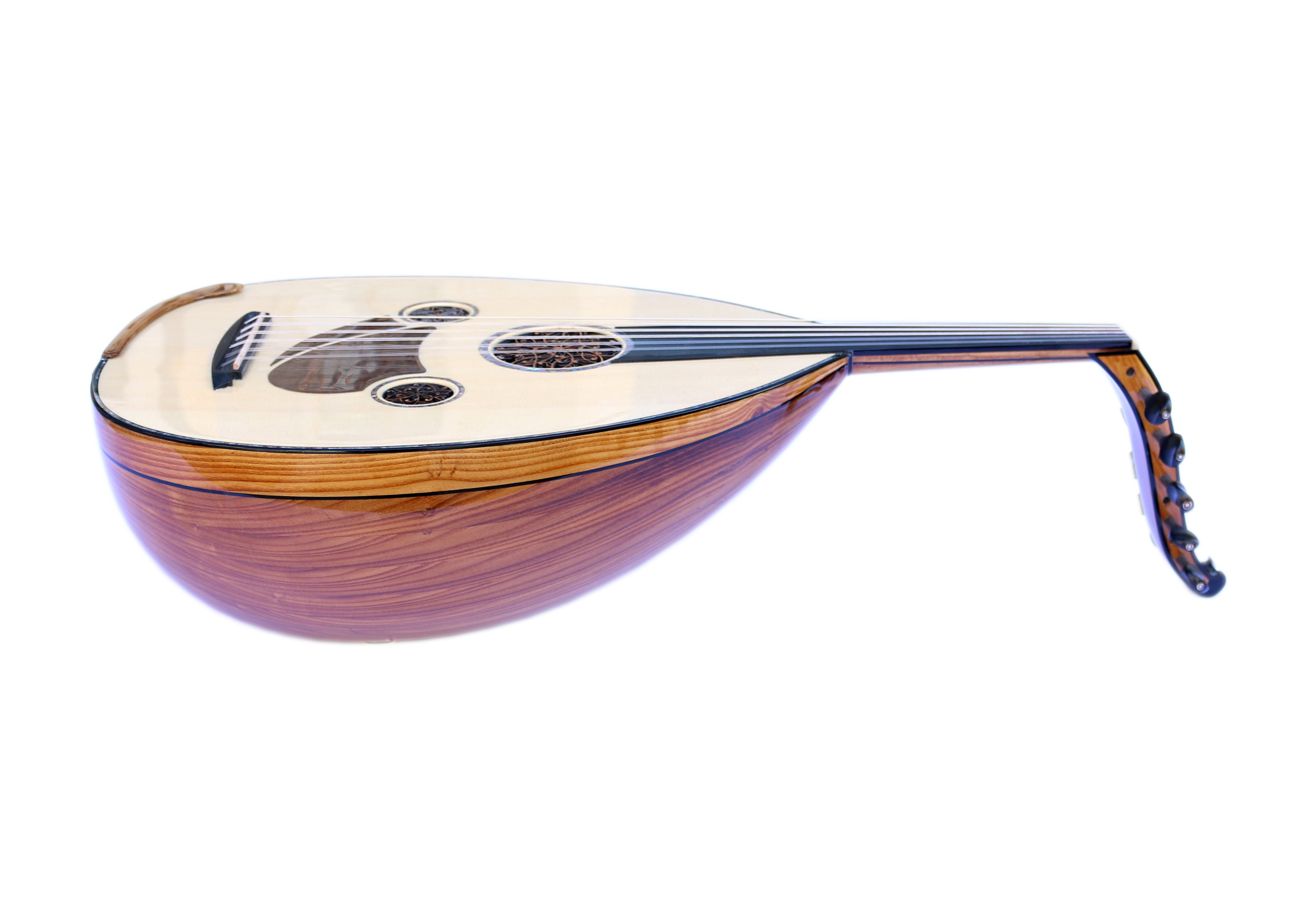 Oud turc spécial MRS-21 avec système de chevalet réglable et protection en noyer