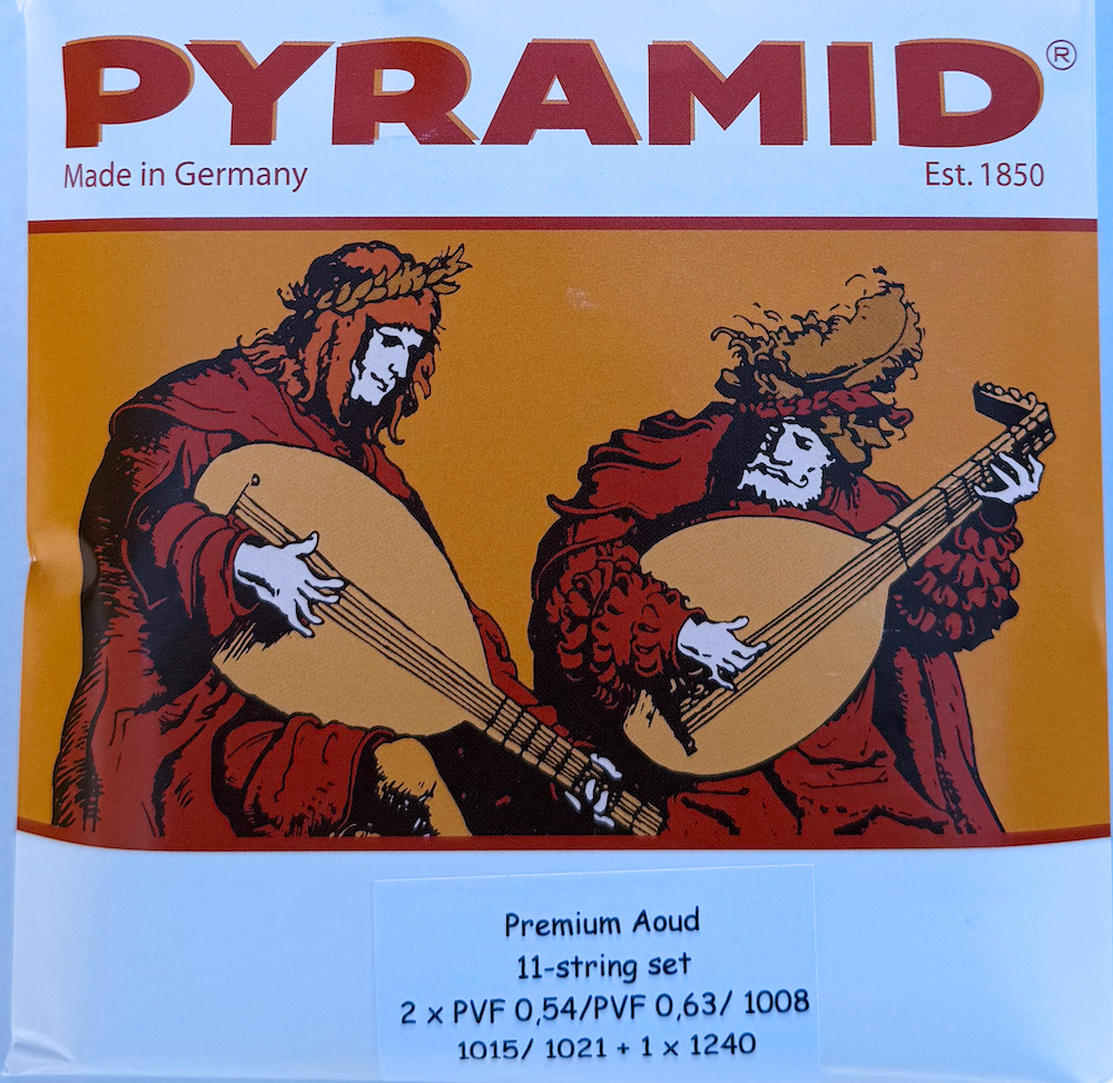 Cordes oud turc premium Pyramid Lute POL-4T jeu d'accordage