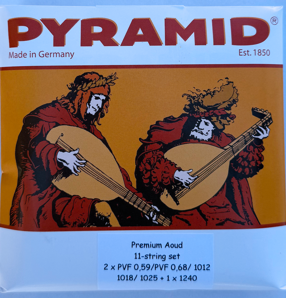 Cordes oud arabe premium Pyramid Lute POL-4A jeu d'accordage