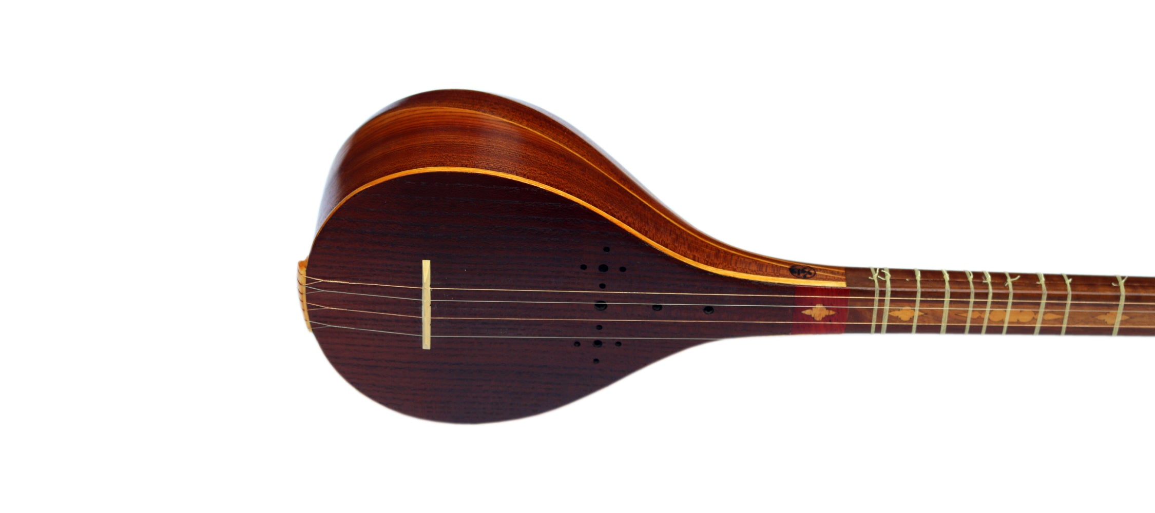 Sétar persan en mûrier DS-3 de Davood instrument à cordes pincées 4 cordes