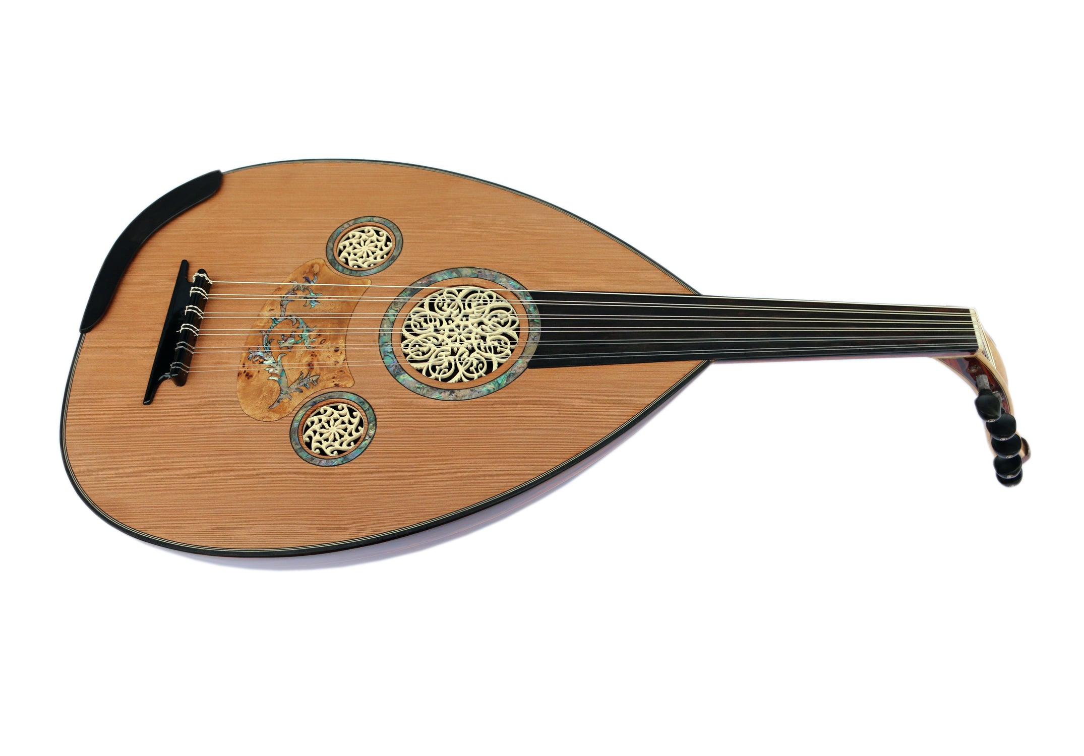Oud turc en cocobolo SALA-C4 qualité concert avec caisse cocobolo et table cèdre