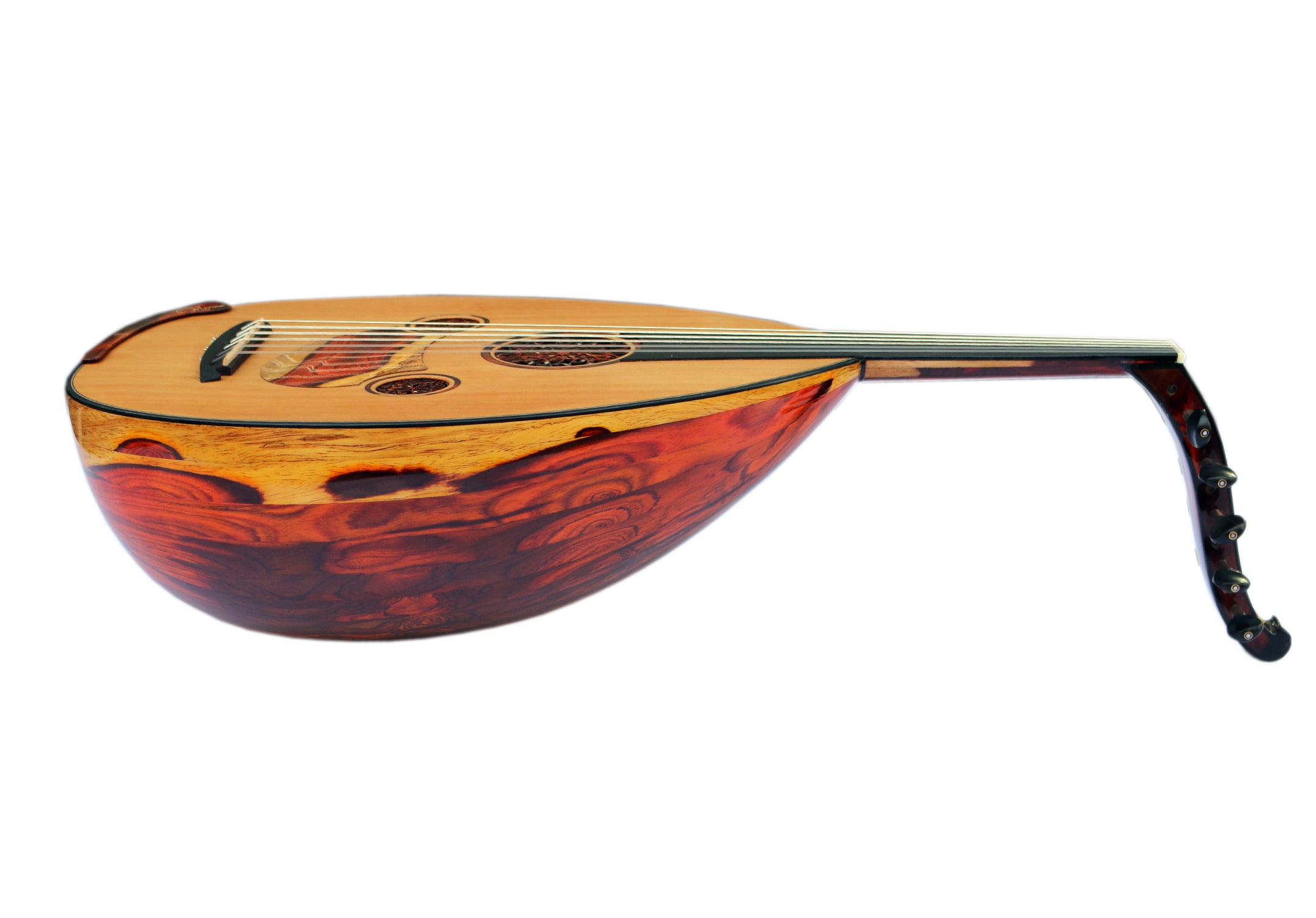 Oud turc MRS-16 en cocobolo et cèdre de Miras Lute
