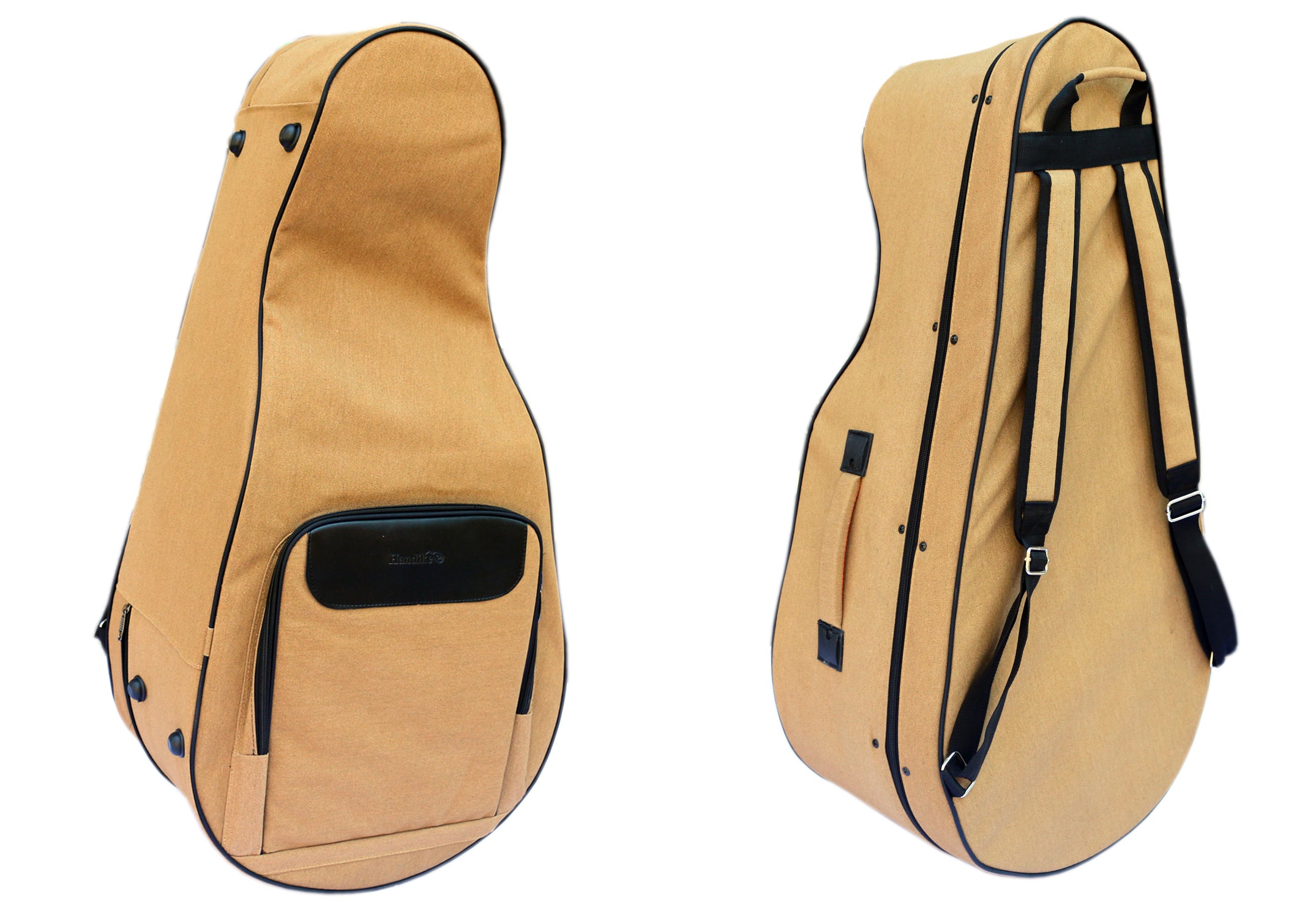 Étui rigide HOC-6G pour oud Handike avec intérieur rembourré et coque protectrice