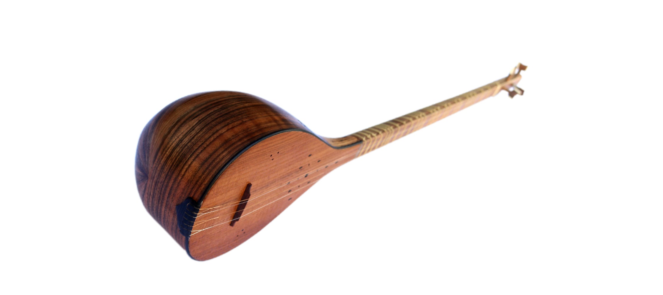 Sétar persan Movlana MOS-4 noyer figuré instrument à cordes pincées