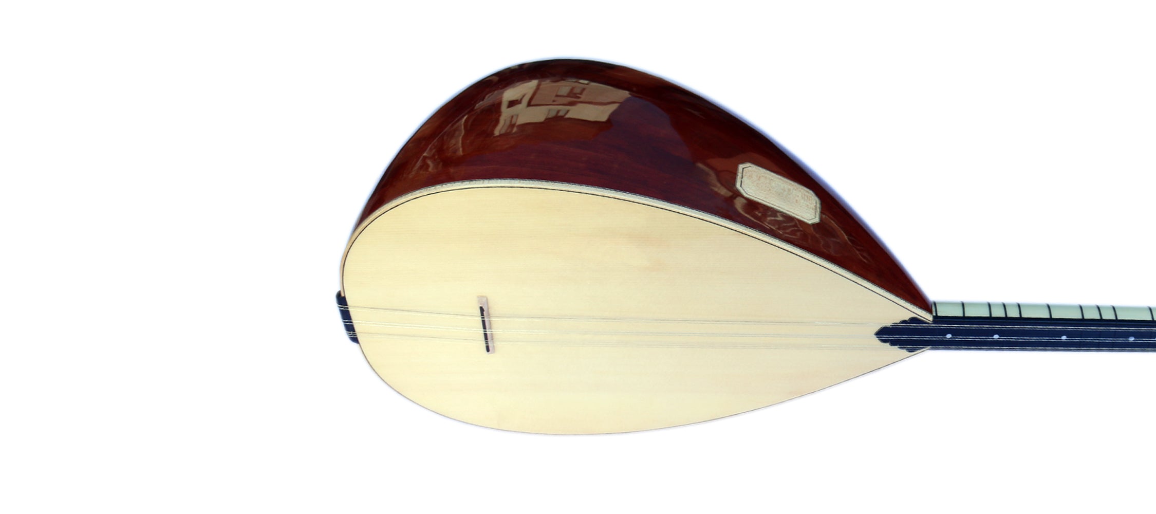 Baglama saz électrique à manche court en genévrier ASB-305 par Sala
