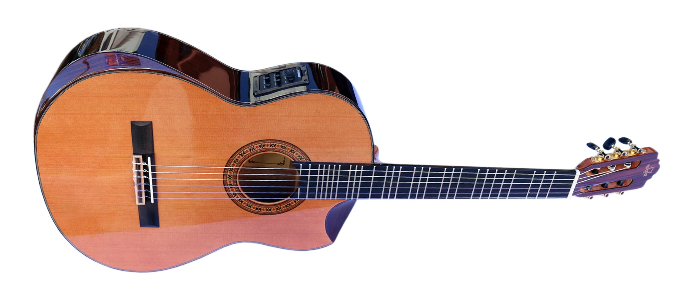 Professional Microtonal Electric Classical Guitar With Equalizer KG-5