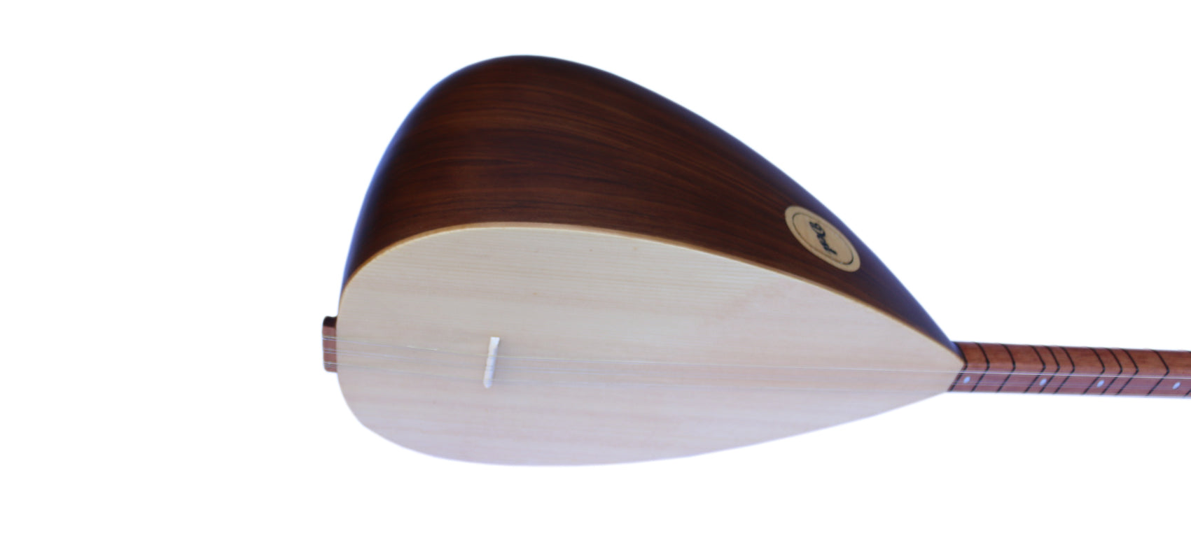 Walnut long neck baglama saz ASL-202 by Dest