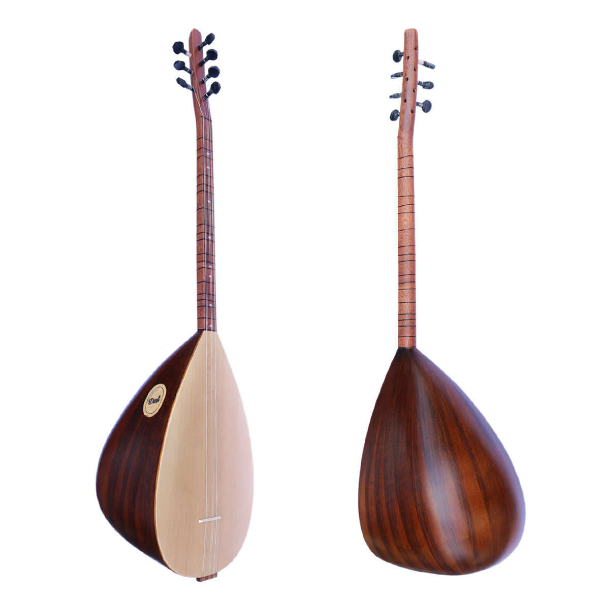 Dest Türk kaliteli kısa sap maun bağlama saz ASK-201