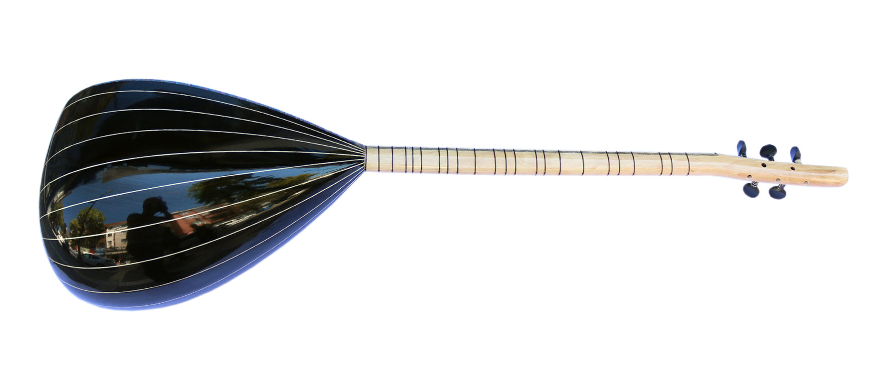 El yapımı uzun sap elektrik bağlama saz ASEL-104 Dest