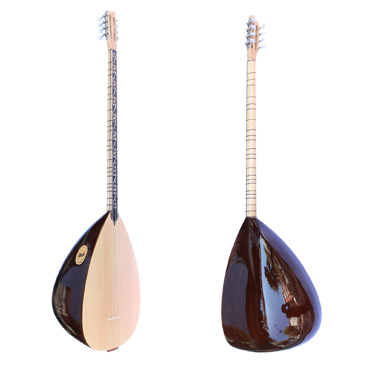 Dest Türk kaliteli uzun sap ceviz bağlama saz ASL-302G