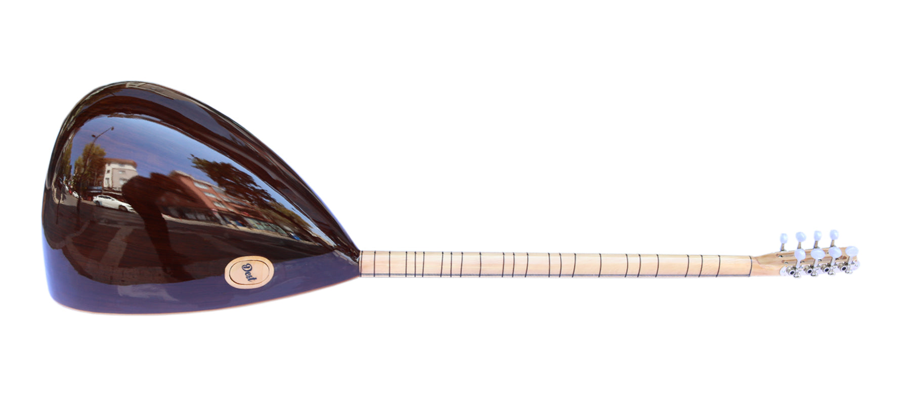 Dest ceviz uzun sap bağlama saz ASL-302G