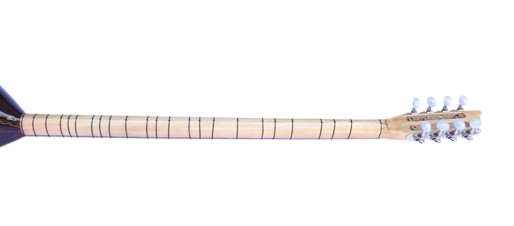 El yapımı ceviz uzun sap bağlama ASL-302G Dest