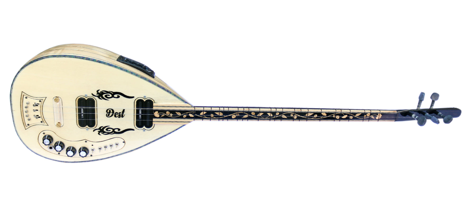 Dest RT1 elektro bağlama saz dahili ritim sistemi ile