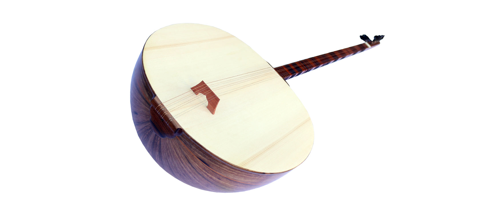 Professional Turkish tanbur BTP-6 long-neck plucked lute used in Ottoman classical music