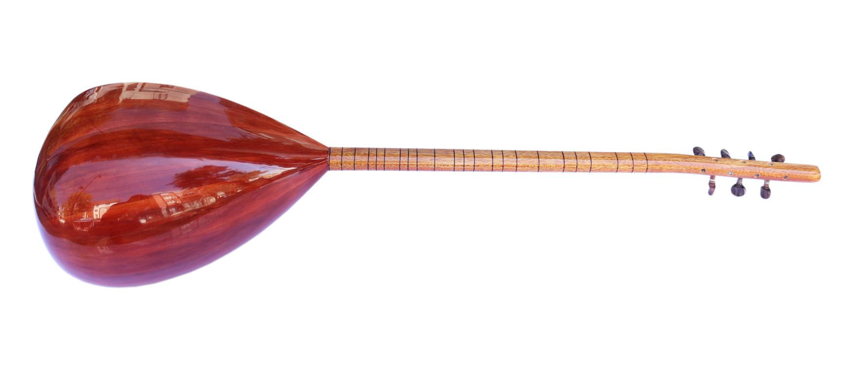 El yapımı ardıç uzun sap bağlama MSL-105-2 Sala Muzik