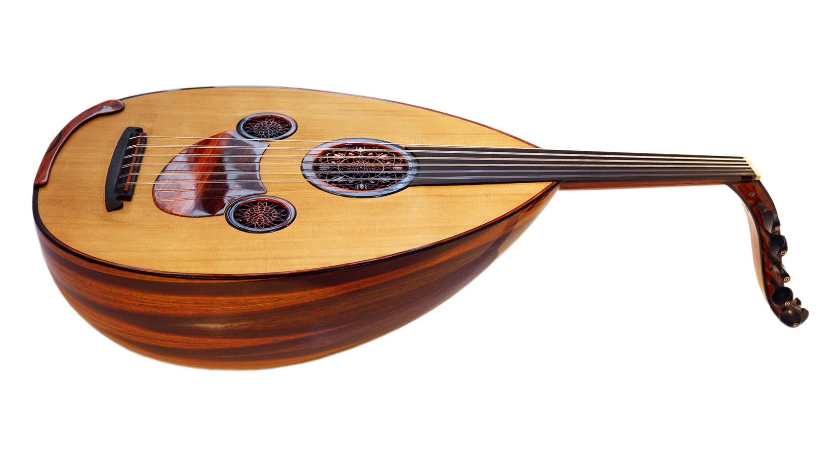 Oud arabe en cocobolo et cèdre de Miras Lute