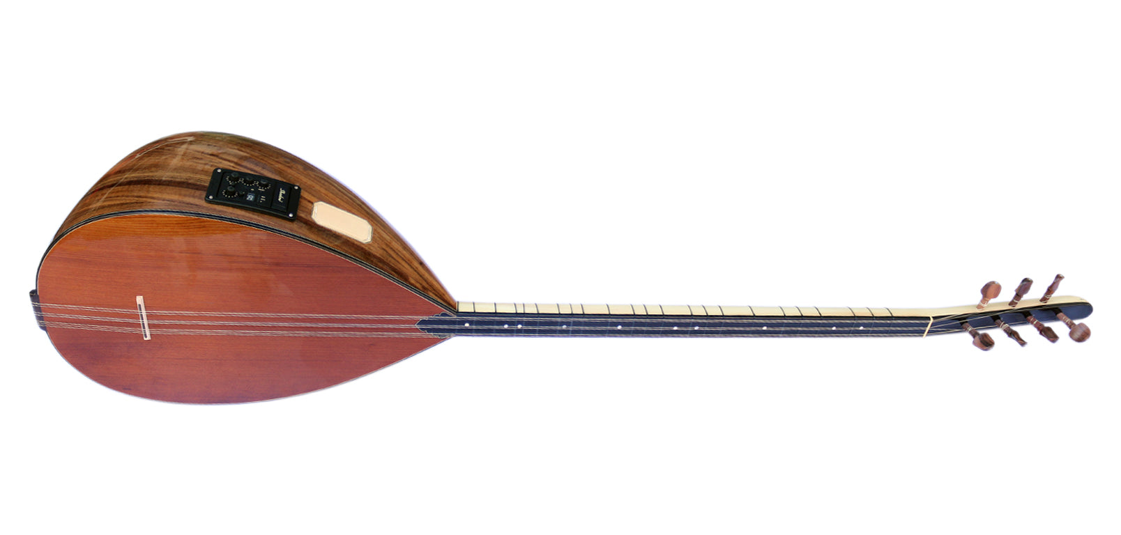 Baglama électro-acoustique professionnel ALB-303EQ avec 23 frettes et manche en érable par Sala