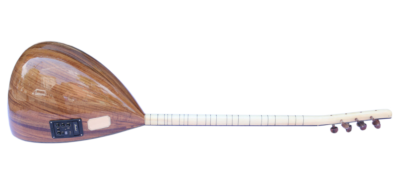 Baglama saz électrique à long manche en noyer ALB-303EQ par Sala