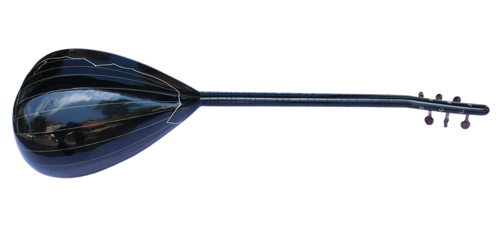 Saz électrique à long manche en noyer DES-3 par Dest