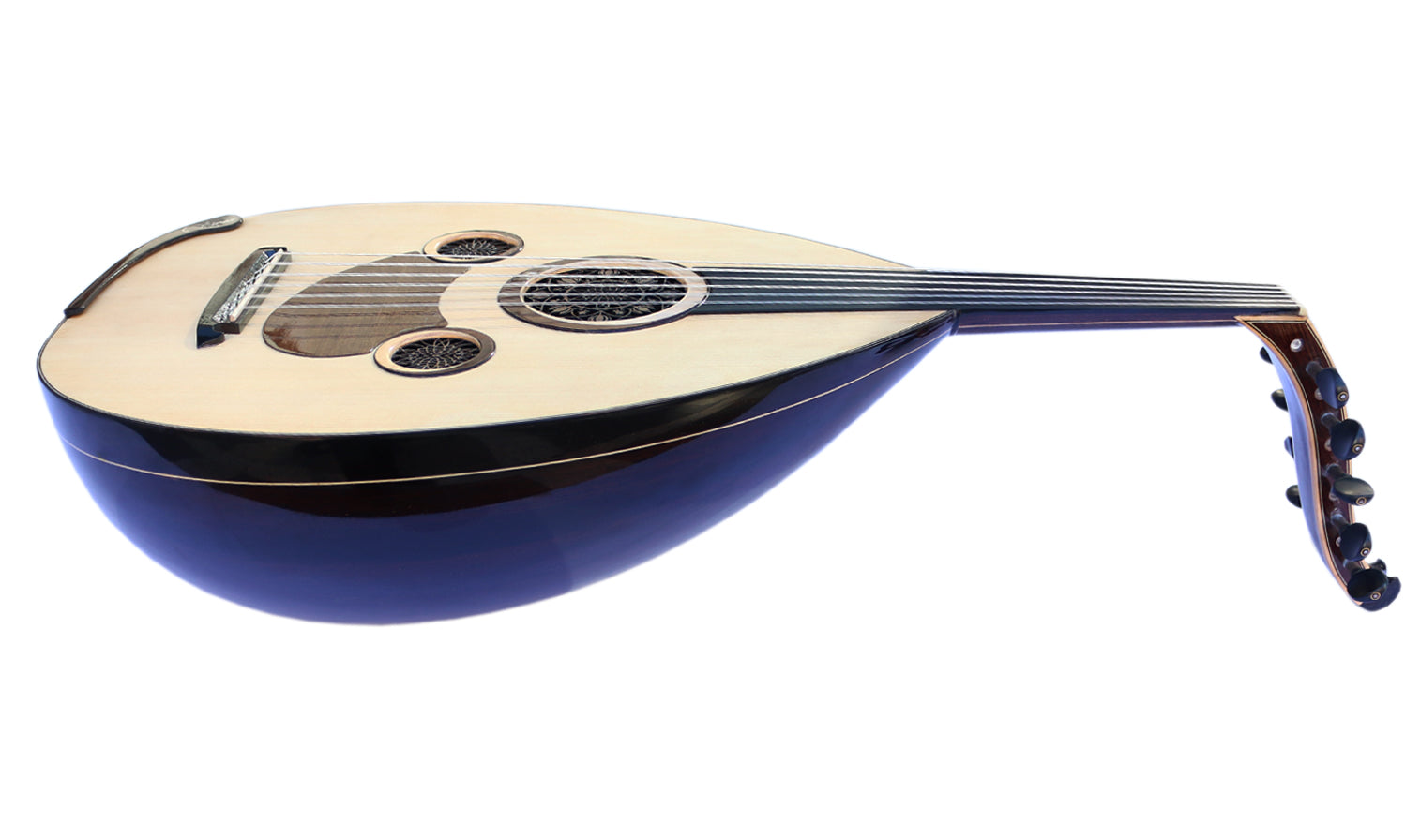 Oud turc en wengé et épicéa par Miras Lute