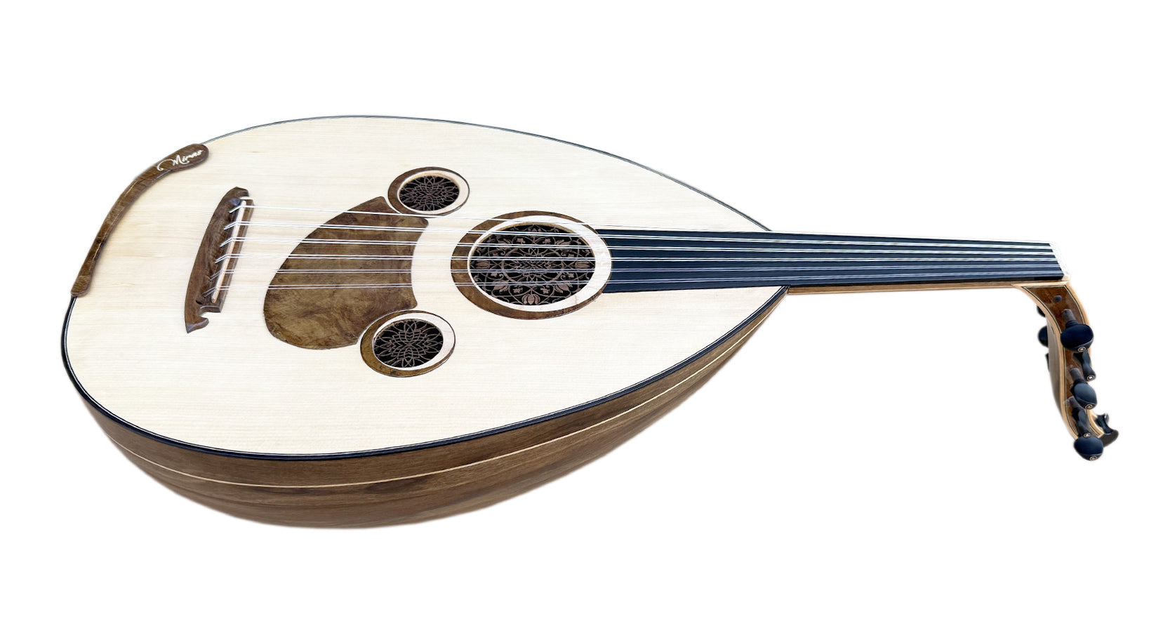 Oud Legacy 100 ans Miras avec rosace sculptée à la main et chaleur acoustique exceptionnelle
