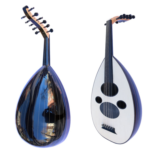 Arabische handgefertigte Walnuss-Oud AAO-108 mit Fichtendeckel von Sala Muzik