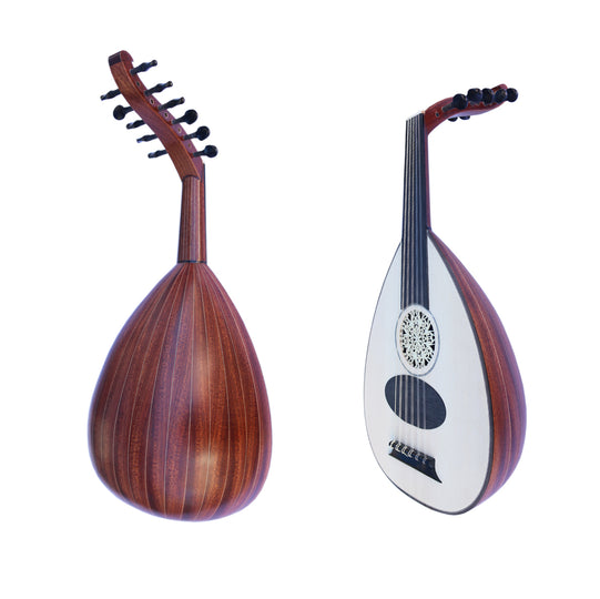 Türkische Kinder-Oud KAO-3 mit Mahagoni-Korpus und Fichtendecke in Größe 1/2