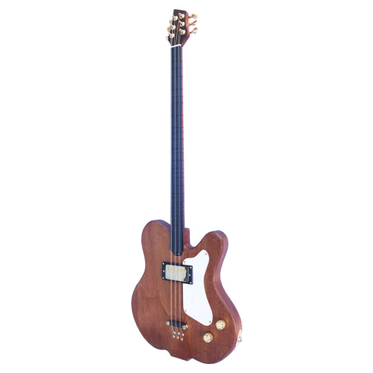 Professionelle Caglama CAG-4 Hybrid Baglama Elektro mit einteiligem Okoumé-Korpus