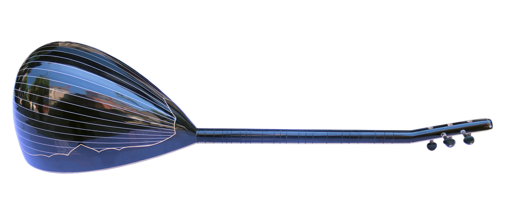 Professionell elektrisk bağlama saz med lång hals och P.TONE-mikrofoner PI-4B
