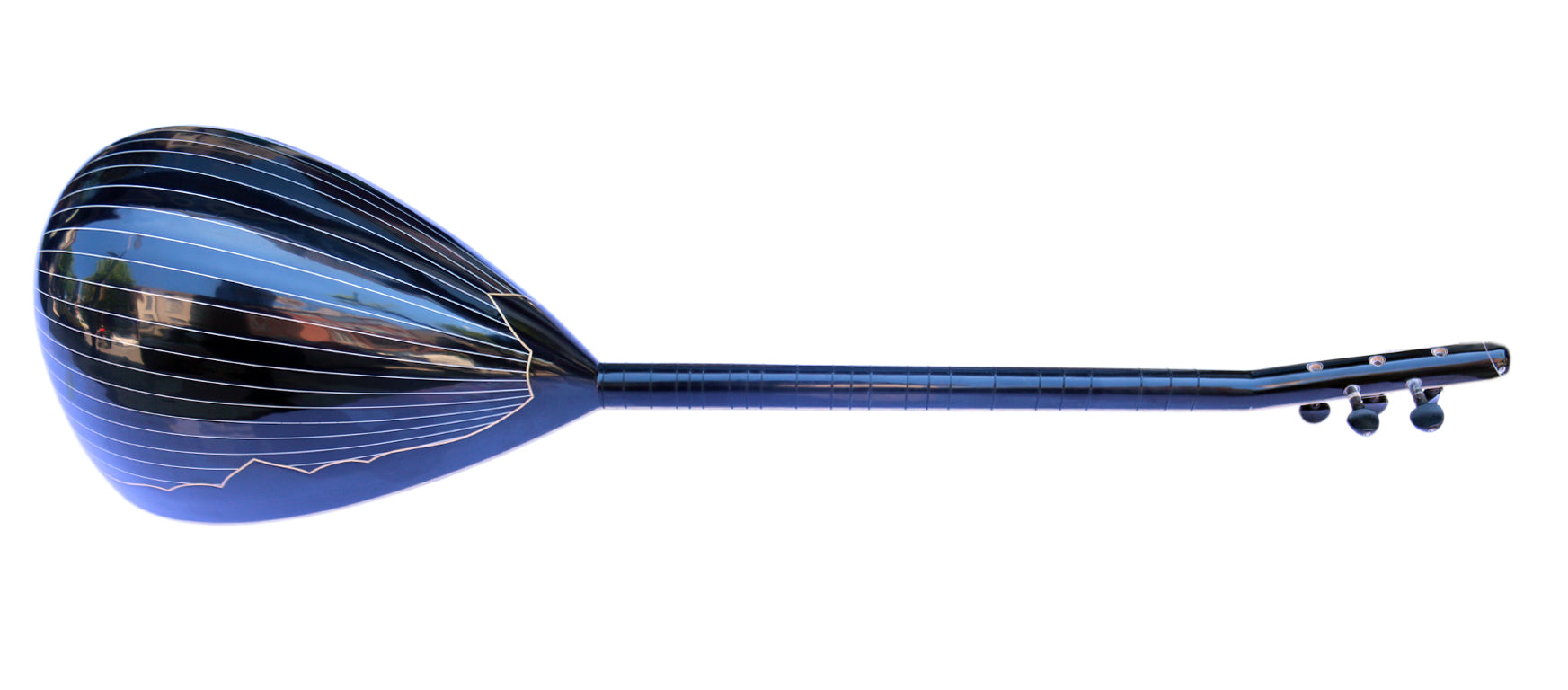 Professionell elektrisk bağlama saz med lång hals och P.TONE-mikrofoner PI-4B