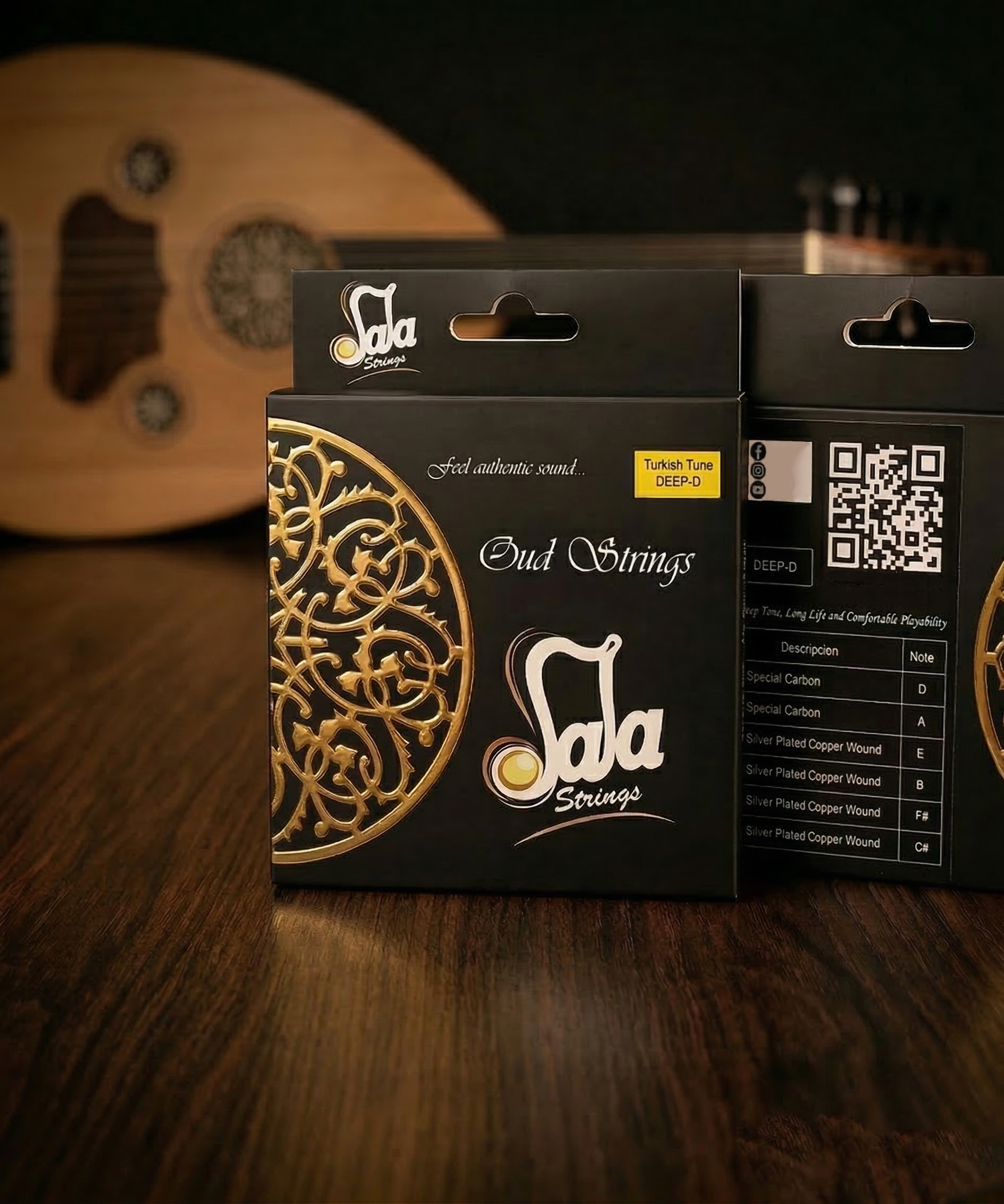 Türk udu için özel D D akort teli DEEP-D Sala Strings