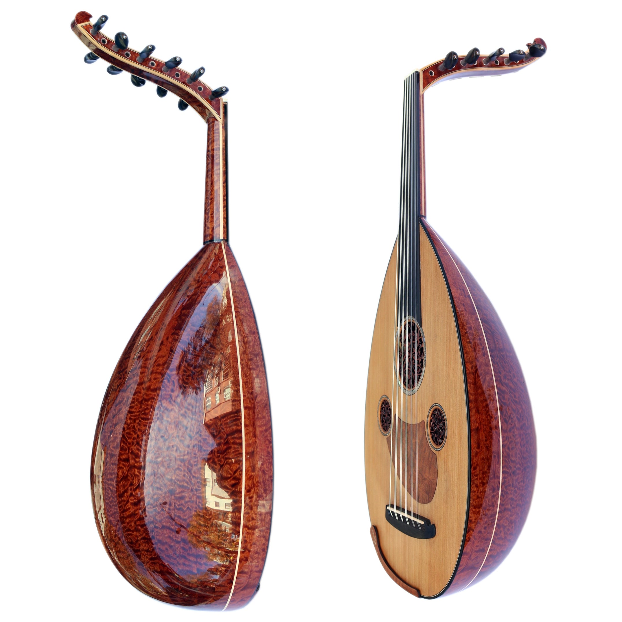 Oud Zenne 3/4 spécial UNQ-2Z avec caisse en Pomela et cèdre canadien de Miras
