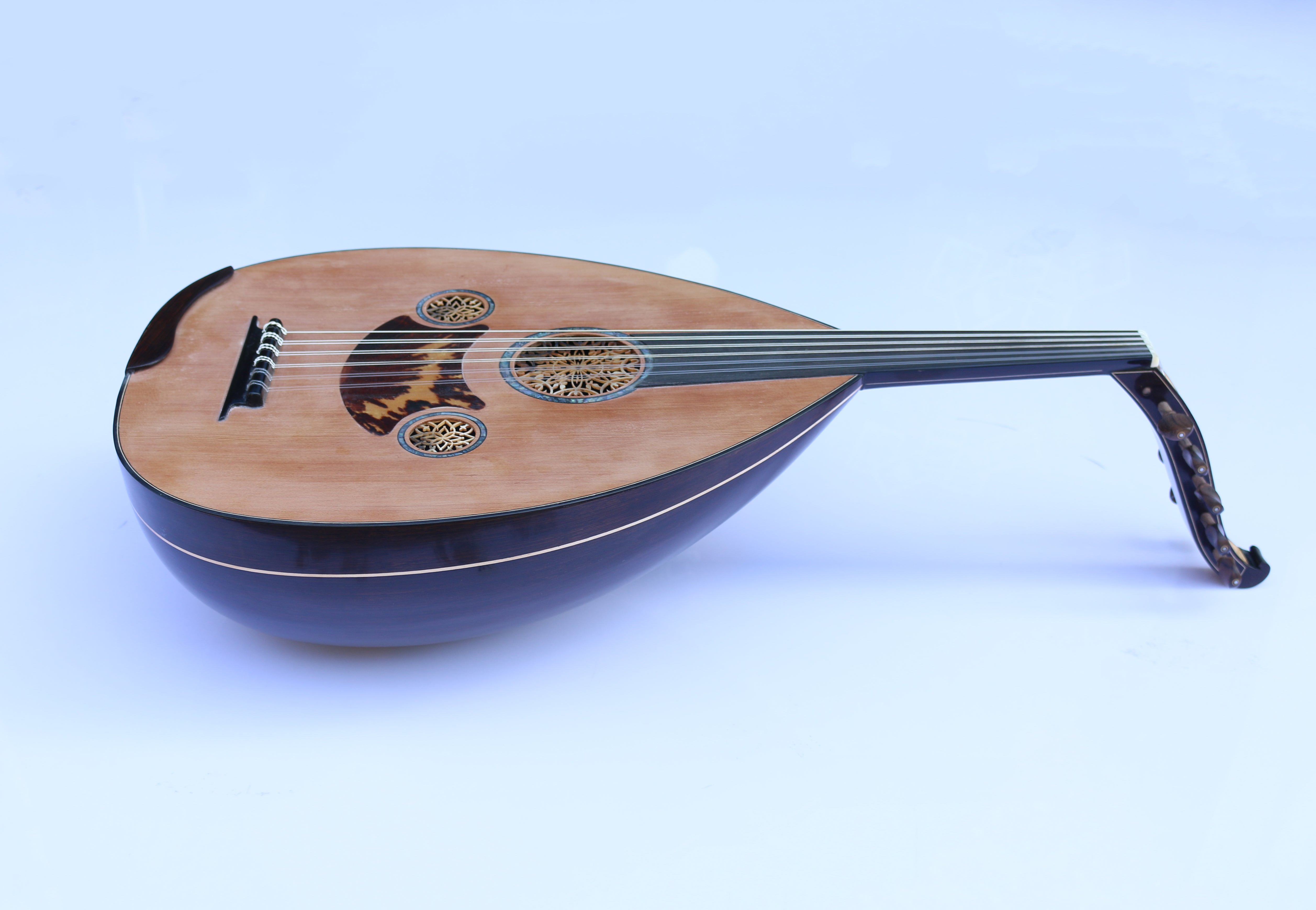 Mustafa Copcuoglu özel Türk udu MCO-405 wenge kase ve Kanada sediri yüzeyli