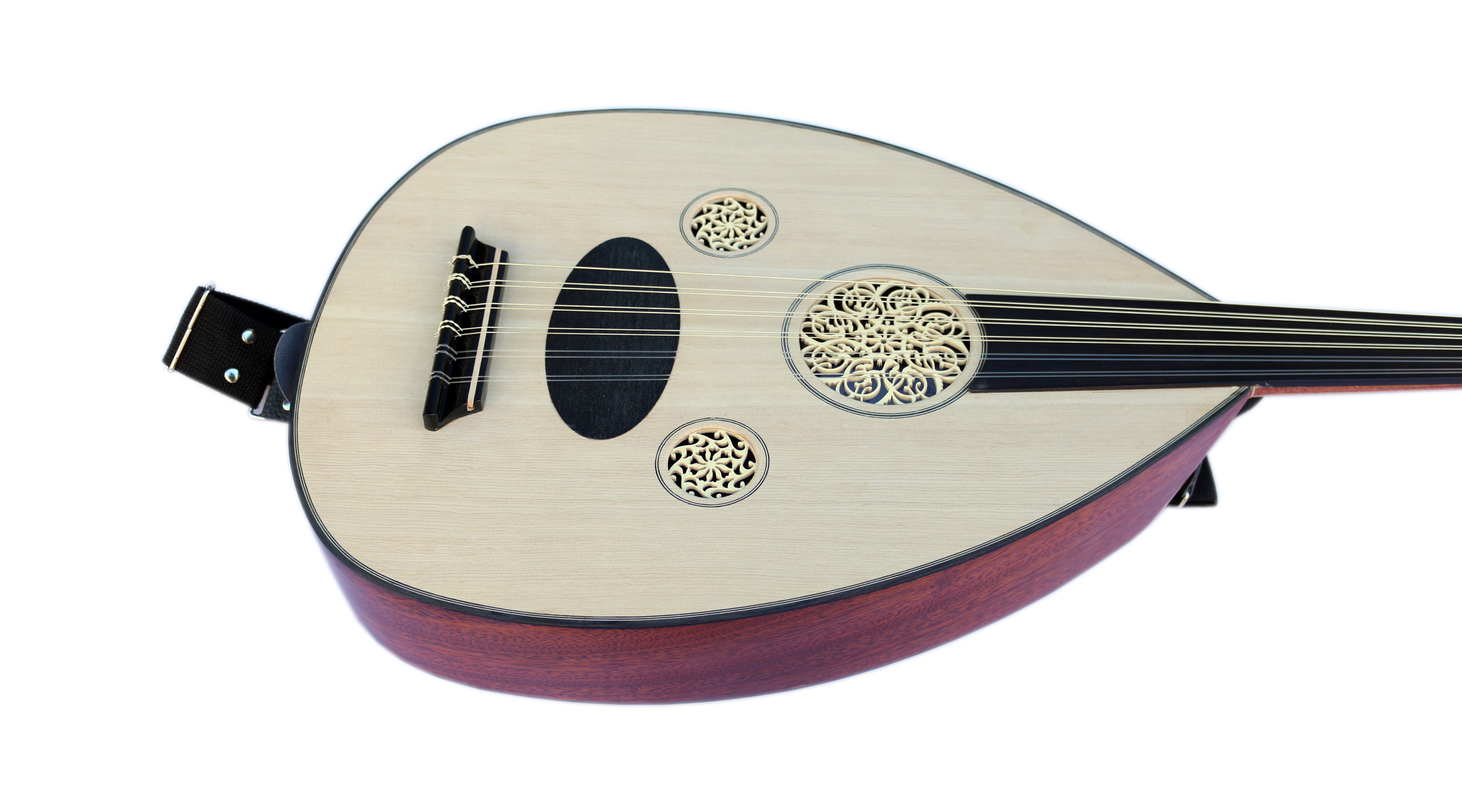 Türk elektro akustik udu OUDE 5 manyetik ve ekolayzır sistemi ile