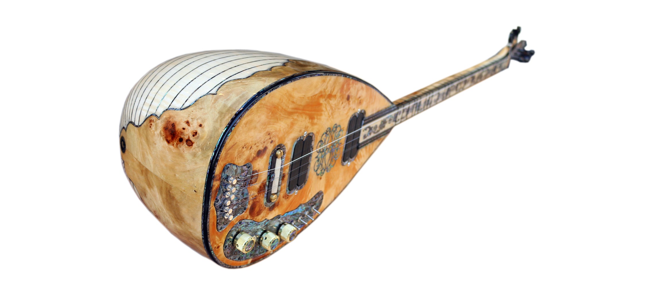 El yapımı özel elektro saz PEARL-4