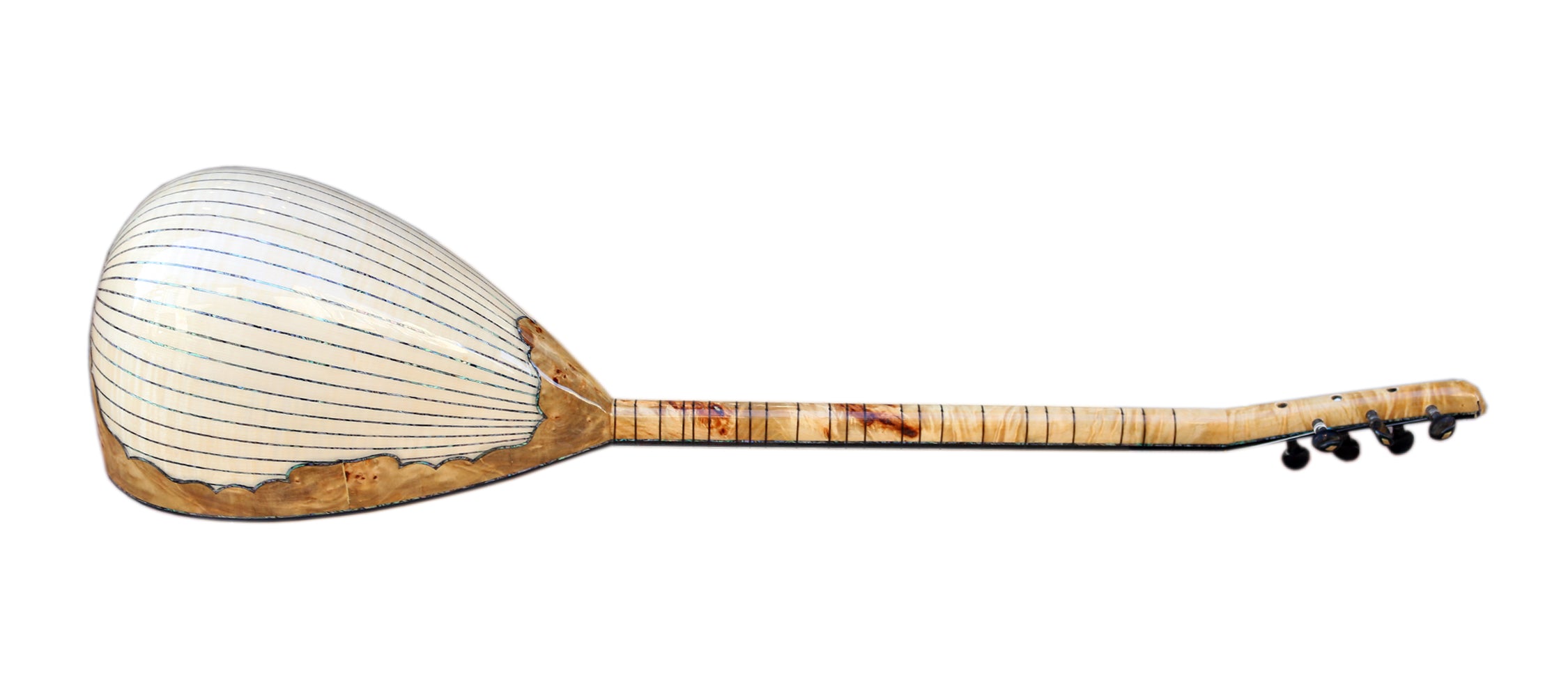 Sala yapımı sedef kakmalı elektro saz PEARL-4