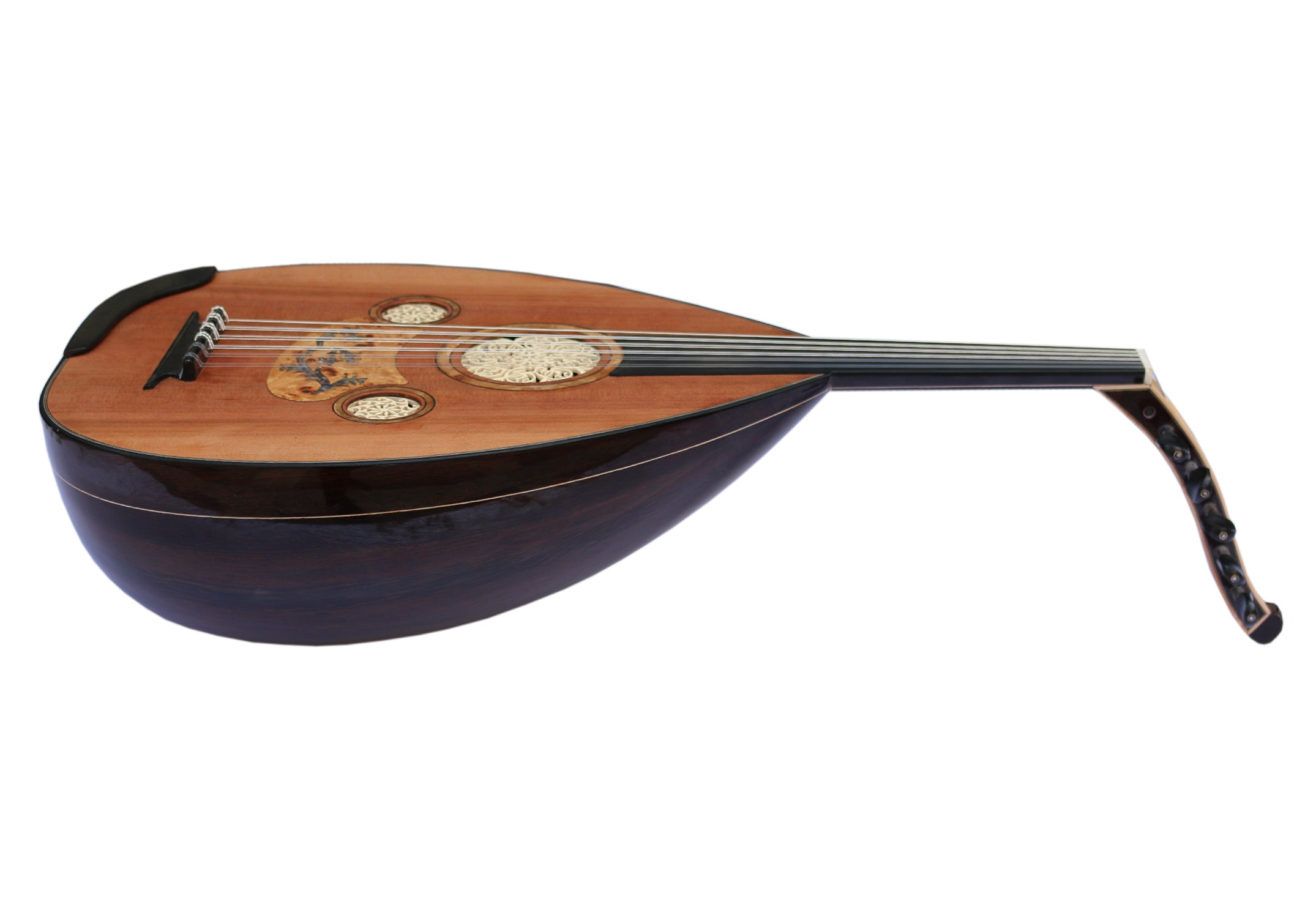 Oud arabe artisanal premium SALA-Y18 de Sala Muzik avec son profond et jouabilité confortable