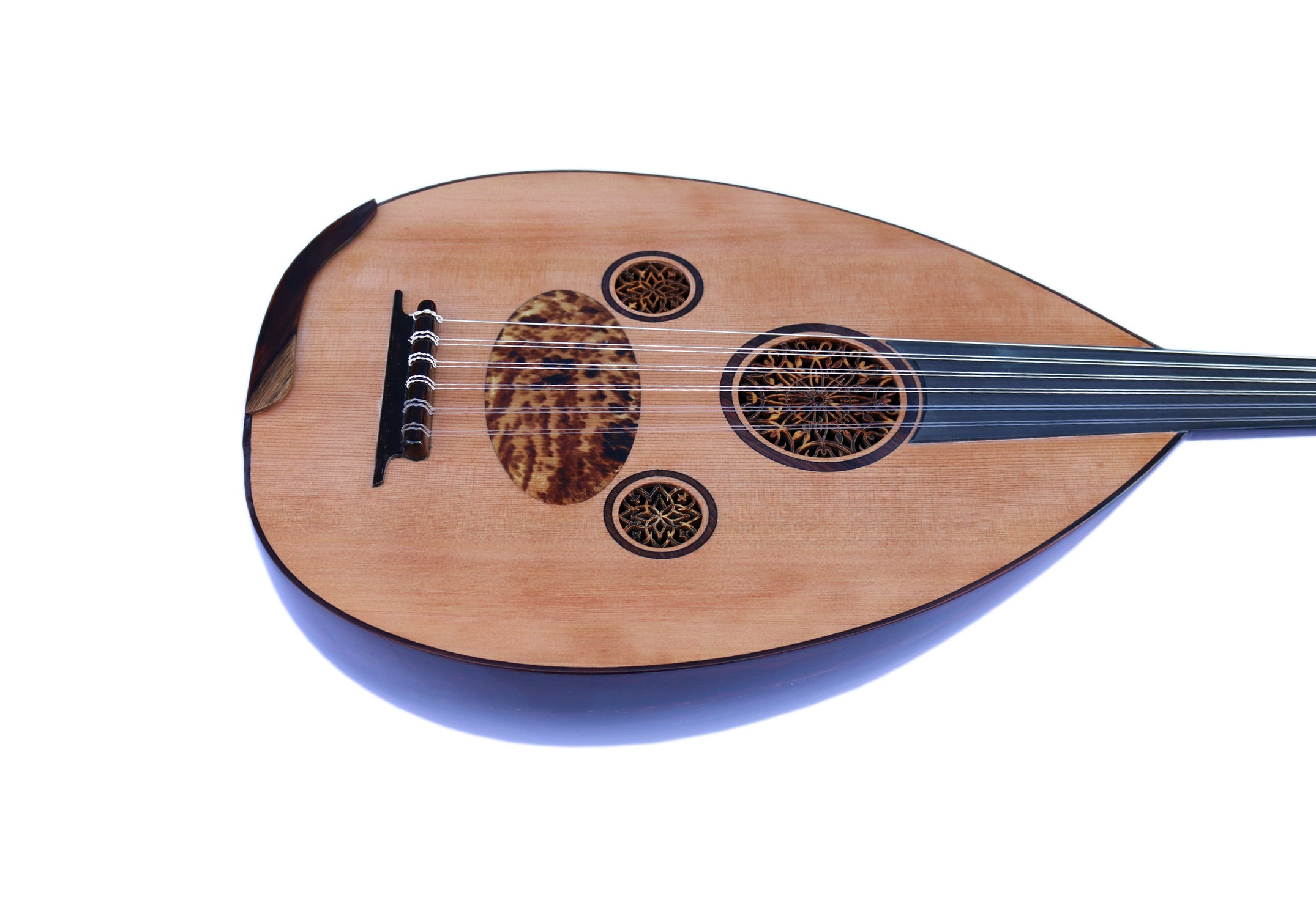 Üstat luthiye Mustafa Copcuoglu el yapımı özel Türk udu MCO-6