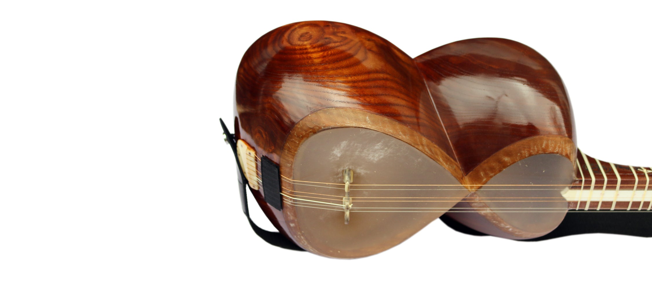 Tar plat HFT-3 de Hashem avec corps en mûrier instrument persan