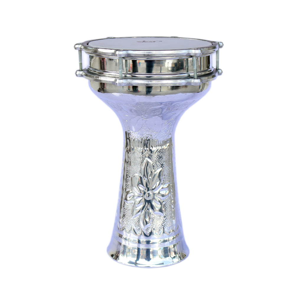 Dest Percussion zilli Türk darbuka ZKD-222P alüminyum gövdeli